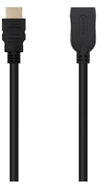 PRENDELUZ Rallonge HDMI 2.0 M/M 1,0 m noir nano : connectez-vous sans tracas. Idéal pour profiter d'images nettes et audio immersif. Améliorez votre expérience audiovisuelle au maximum.