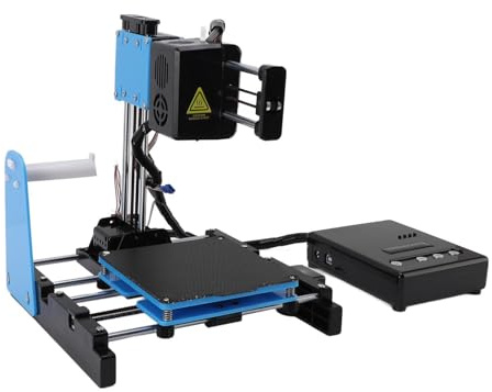3D Drucker Klein3D-Drucker für Anfänger Unterstützt das Drucken mit Einem Mausklick, 3D-Druckmaschinen mit PLA Filament 10-40mm/s Druckgröße 100x100x100mm (EU -Stecker)
