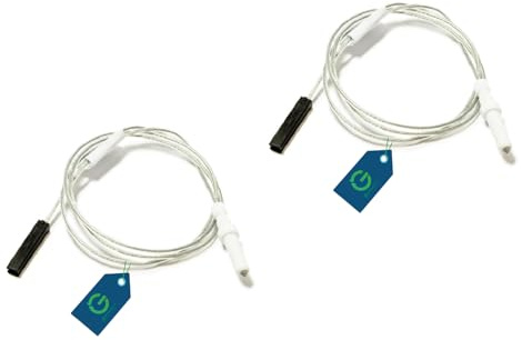 G GRIMALDI Candeletta Accensione Cucina da 35 mm per Piani Cottura Kit 2Pz. Compatibile con Ariston Indesit Smeg Nardi Franke Tecnogas Glem Gas Beko Foster La Germania Lofra Star
