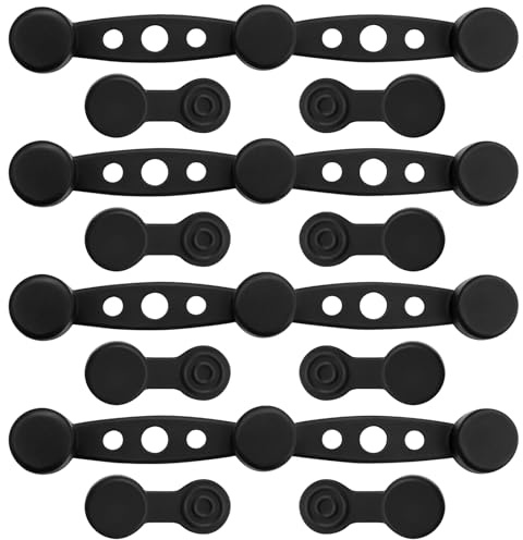 12 Stück Magnete für Airfryer Backpapier, Hochwertige Mini Silikon Magnete für Airfryer zum Fixieren, Kompakter Magnetische Silikonschnallen für Heißluftfritteusen Lebensmittelechtes Silikon