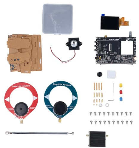 Receptor de Sonido de Banda Completa, Kit de Amplificador 2 Vías, Ensamblaje Sin Soldadura, Soporta Am MW SW SSB LSB USB - Fácil para Principiantes, Expansión UHF Incluida