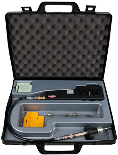 KS Tools 150.1656 Aparato de comprobación de presión de compresión para motores diésel con registrador de diagrama, 53 pzs