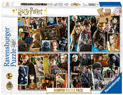 Ravensburger 06832 Harry Potter: 4x100 Teile Puzzle [Exklusiv bei Amazon]
