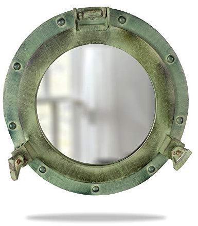 Nautical Specials BR 48271-VC - Ventanas redondas, diseño náutico marítimo para decoración del hogar/barco (reloj de buey de 6 pulgadas)
