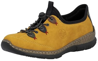 Rieker dam N3271 sneakers, Honung Forest Pacifik brandy svart 68, 39 EU