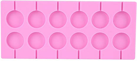 Lot de 12 moules ronds en silicone pour chocolats et chocolats