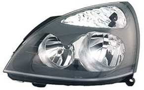 Repiauto Phare avant gauche gris H7/H1 compatible avec Renault Clio 2 phase 2 2001-2005