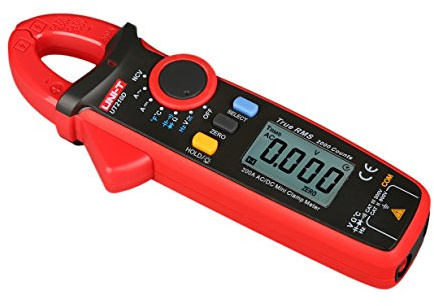 UNI-T UT210D/UT201E Digital Clamp Meter True RMS Voltage Resistance Capacitance Multimeter Temperature Measure Auto Range Electrical (UT210D)