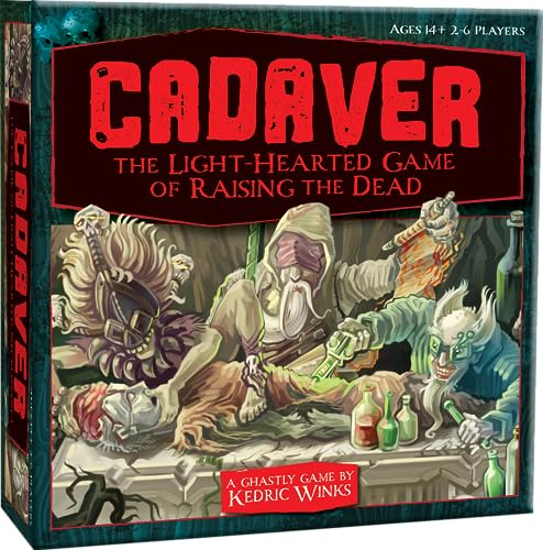 Cheatwell Games Cadaver | The Light-Hearted Game of Raising The Dead | Das perfekte Spiel für dunkle gruselige Nächte