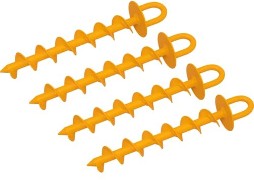 Roughneck® Heavy Duty Ground Anchor 4 Piece Set 4 x 340mm 160kg Load Tested