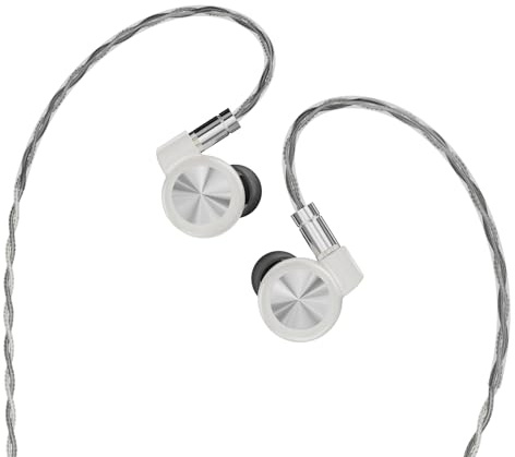 ARTTI Auricolari in-ear T10 da 14,2 mm, doppio circuito magnetico, driver planare, cavo staccabile placcato in rame argentato, Hi-Fi per musicisti/cantanti (spina da 3,5 mm)