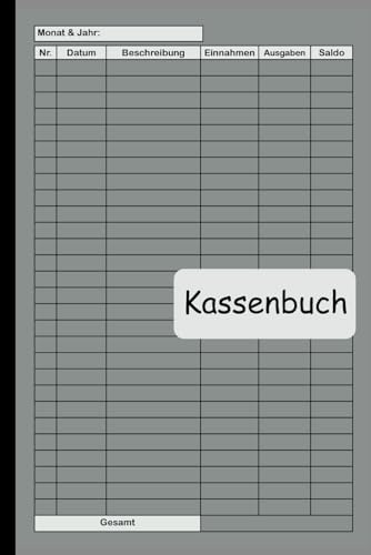 Kassenbuch: für Kleinunternehmer, Selbständige, Friseure, und Vereine - 110 Seiten