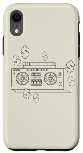 Hülle für iPhone XR Ghetto Blaster Dollar Boom Box 70er 80er 90er Y2K