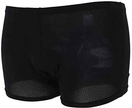 Radlerhose für Herren, gepolsterte Fahrradhose für Herren, dickes Silikonkissen, Nylon und Polyurethan, 6D-gepolstert, atmungsaktiv, Herren-Radhose für Berg und Straße, #415, XXL