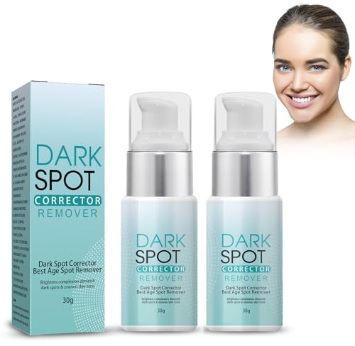 2 stycken dark spot pigmentfläckar borttagare ansikte, hudfläckborttagningskräm fräknar borttagning kräm blekande kräm antipigmentfläckar ansikte, mörka fläckar borttagare för ansikte