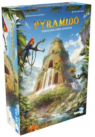 Pyramido: Verschollene Schätze, Synapses Games/ELZNIR GAMES, Familienspiel, Plättchenlegen & Strategie, für 1-4 Spieler, ab 8 Jahren, 30–45 Min., antikes Ägypten, Pyramidenbau, verlorene Artefakte