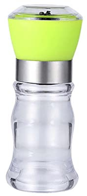 Macinapepe Manuale Argento in Abs e Acciaio Inox Ceramico | Uso Manuale, Facile da Trasportare, Adatto a Hotel e Ristoranti, Formato 1 Pezzo Colore Casuale