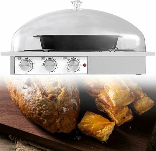 HOTAPEPU Boîte De Fermentation Électrique pour La Masse, La Température, L'humidité Et Le Temps Réglables, Conception Amovible, Grande Capacité De Fermentation du Pain ~ / /