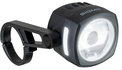 SIGMA EOX FL 150 | StVZO zugelassene Beleuchtung für E-Bikes | E-Bike Frontleuchte mit 150 LUX | USB-C Ladeanschluss | Tagfahrmodus & Lichtsensor