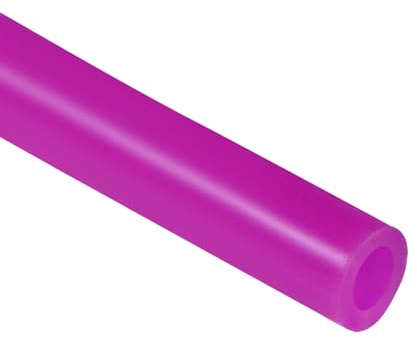 sourcing map Silicone Tubing, 1/4(6mm) ID x 3/8(10mm) OD 3.3ft Rubber Tube Air Hose Water Pipe for Pump Transfer, Purple