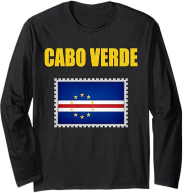 Cabo Verde,Cape verde Flag,Flag of Cabo Verde. Long Sleeve T-Shirt