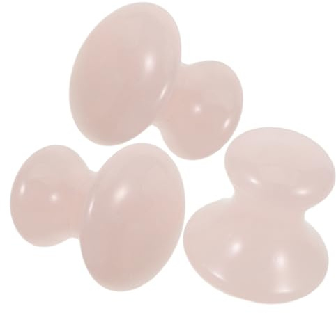 ibasenice 3stücke Jade-gesichtsroller mit Kristallstein Pilzform-gesichtsmassagegerät für Hautpflege Gua-sha-massagegerät zur Schwellungsreduktion Gesichts-gua-sha-stein für Hause und Unterw