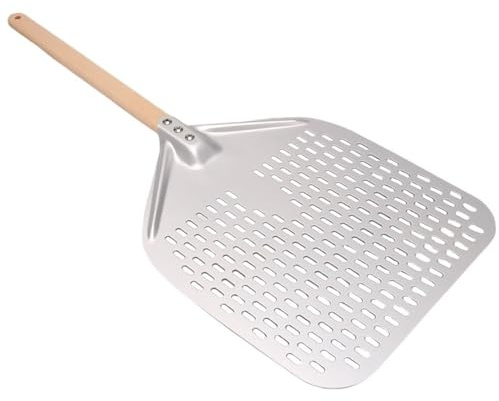 YYLUOYANG Pizza ​Paddle Pizza Peel,Professional Anodized Aluminum Peels, Rectangular Turning Spatula with Detachable
