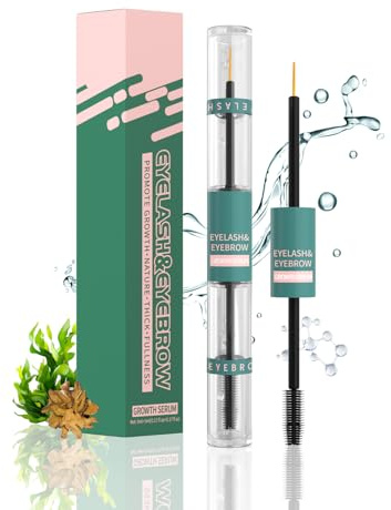 Lash Serum, Eyelash Serum for Growth and Thickness, 2-IN-1 Eyebrow & Eyelash Growth Serum for Longer, Fuller, Thicker Hair, Lash Serum Growth Rapid Lash for Sensitive Eyes, Eye Lash Serum Growth, 10ml