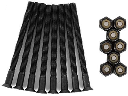 Bolzen Nuts n Bolts 2.5-3 Zoll extra-Lange Skateboard Longboard Schrauben Senkkopf (2.5 Inch)