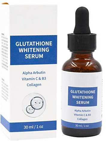 Kybbe 30 Ml De Sérum Éclaircissant Au Glutathion Solution Stock Alpha Arbutine Vitamine C Et B3 Collagène Réduisant Les Taches Sombres Imperfections