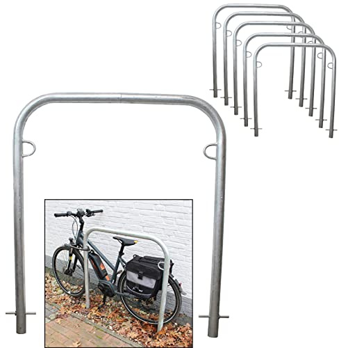 5x Fahrradanlehnbügel zum Einbetonieren 990mm breit Fahrradständer Anlehnbügel Anlehnständer Poller Ständer feuerverzinkt Fahrradständer Fahrrad Ständer