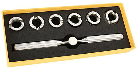 ZJchao Ouvre-boîtier de Montre, Ouvre-Couvercle de Boîtier de Montre, Dissolvant de Clé, Ensemble D'outils de Réparation de Matrices, Démonte-Couvercle Arrière de Montre