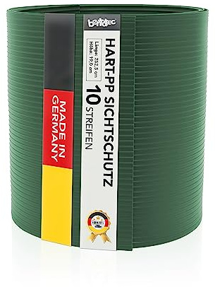 Guck Nich® Sichtschutz-Streifen Hart-PP (10 Streifen | Moosgrün (RAL 6005))