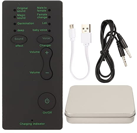 Voice Changer 7, Multifunktions-Disguiser für Mobiltelefone, PC, PS4, Tragbare Soundeffekte, Anpassbar