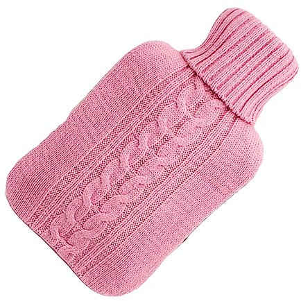 minkissy Wärmflaschenbezug Aus Gummi Und Acrylfasern Strickbezug Für Wärmflasche Schützt Haut Vor Direkter Hitze