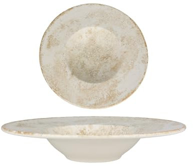 Bonna Assiette De Pâtes - Nacrous - Porcelaine - 28 cm (400cc) - lot de 2