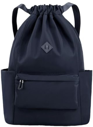 FAVORTALK Drawstring Backpack Women Gym Backpack Waterproof Swimming Bag Drawstring PE Bags for Kids Large Travel Beach School Backpack Sports for Shopping Yoga for Girls Adults Men Women,D39916