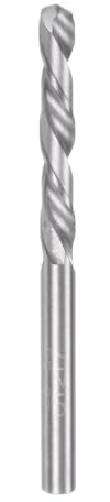 sourcing map Solid Carbide Twist Drill Bits 3.6mm, Metric Left Hand Spiral Flutes Straight Shank Tungsten Steel Drilling Tool for Stainless Steel Alloy Metal