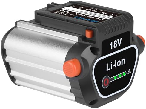 REACELL 18V 4000mAh 9839-20 Akku Kompatibel für Gardena Akku 18V BLi-18 9840-20 9839-20 Kompatibel mit Gardena Li-ion System Li-18 Werkzeugen 5023-20 5039-20 9837-20