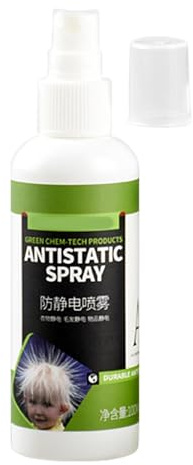 Anti-Static Spray for Clothes,Static Spray for Clothes | Static Remover 100ml | Portable Travel Size Fabric Spray for Hair, Clothes, Bedding, Blankets, Rugs