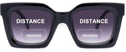 SKYWAY 2er-Pack Bifokale Lesesonnenbrillen für Damen Herren, Klassische Retro Bifokale Sonnenbrille mit Federscharnieren, UV400 Schutz