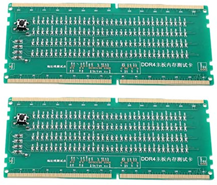 KEALLANS 2 x Tester DDR4 RAM RAM Arbeitsspeicher Motherboard Desktop Analysator Reparatur Motherboard