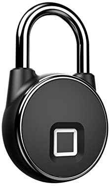 Serrure connectée, Tuya Smart Lock Cadenas d'empreintes digitales Cadenas intelligent Serrure d'armoire Dortoir Antivol Serrure de sécurité rechargeable USB Serrure sans clé,Construite pour durer