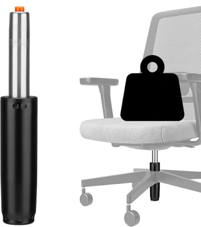 Gasdruckfeder Bürostuhl Schwarz Gasfeder Bürostuhl Tragfähigkeit 450KG | Gasdruckfedern für Bürostühle Ersatz Gasdruckfeder Universal Gasdruckdämpfer Ersatzteile für Drehstühle Bürostühles