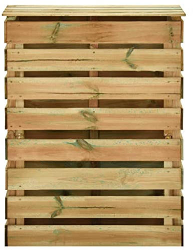 Genérico Compostador de láminas Madera de Pino impregnada 80x50x100 cm,Casa y jardín,Jardín,Jardinería,Compostaje,Compostadores-316062