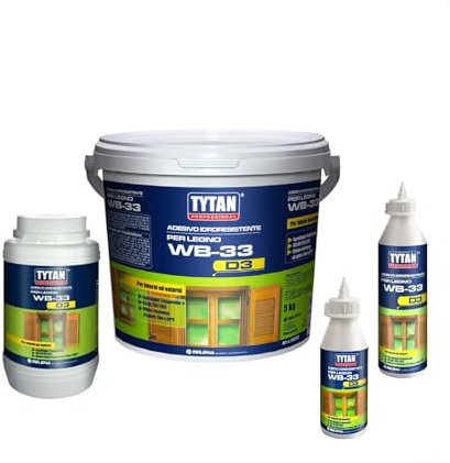 Colla/adesivo idroresistente per legno WB-33 D3 750 gr - TYTAN