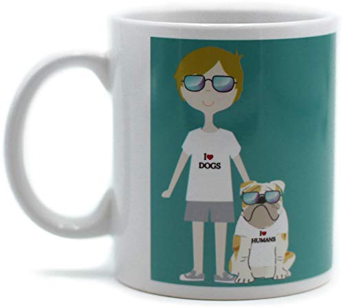 SUSIKO | Keramiska mugg | Bästa Vänner Barn | Storlek 8 x 9,5 cm | Till frukost, snacks och middagar i hela familjen | Presentförpackning i Kraft Box | Ljus vit färg
