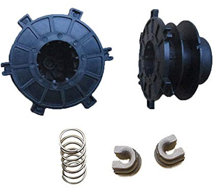 T&F SPULENEINSATZ KIT Unterteil DRUCKFEDER HÜLSE PASSEND FÜR STIHL AUTOCUT 25-2 MÄHKOPF FADENKOPF ERSETZT FS 44 55 80 83 85 90 100 110 120 130 200