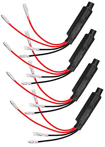 ETOPARS 4 X 12V 21W Widerstand Leistungswiderstand Lastwiderstand Motorrad Blinker Indikator Ladewiderstand Flash Blinker Fix Fehler