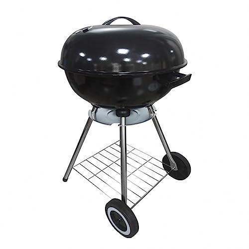 MAOTN Tragbarer Grill für den Außenbereich, hochtemperaturbeständiger Grillofen für gegrillten Fisch/Garnelen/Kebab, Holzkohle-Brennholzofen für Camping, Garten, Picknick,Black,Size